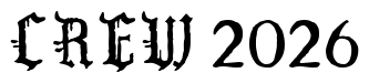 Font WW2-BlackltrAlt-HPLHS: CREW 2026