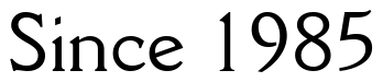 Font 00209: Since 1985
