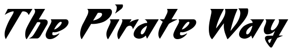 Font 2-LoneWolf-DNA: The Pirate Way