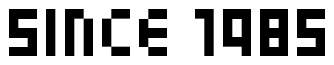 Font 04b-24: Since 1985