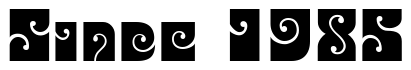 Font Groovy: Since 1985