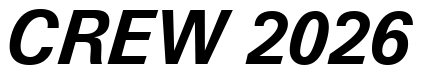 Font Zurich-Greek-Bold-Inclined-BT: CREW 2026