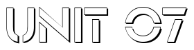 Font Army-Outline: UNIT 07
