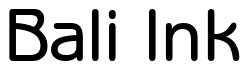 Font BenguiatGothic-Medium: Bali Ink