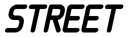 Font 11S01-Black-Tuesday-Italic: STREET