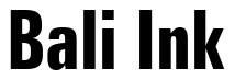 Font Zurich-Bold-Extra-Condensed-BT: Bali Ink