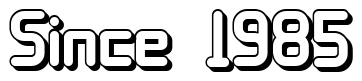 Font 11S01-Black-Tuesday-Offset: Since 1985