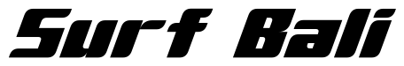 Font D3-Surfism_I: Surf Bali