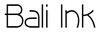 Font 2-Stringline-DNA: Bali Ink