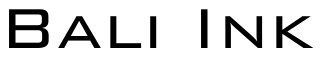 Font BankGothic: Bali Ink