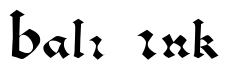 Font Zypresse preview