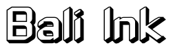 Font ZyphyteOffset: Bali Ink