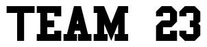 Font SPORT-SPIRIT-AF: TEAM 23