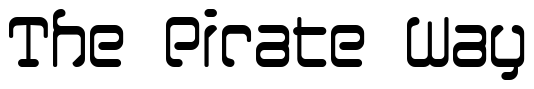 Font 12SaruYellowFog: The Pirate Way