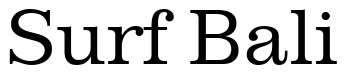 Font 12Impressum-Roman05134: Surf Bali