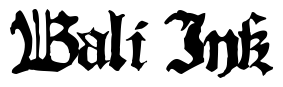 Font Blackletter-HPLHS: Bali Ink