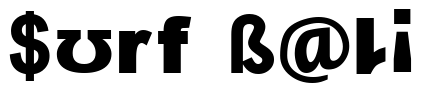 Font 13_Fletcher: Surf Bali