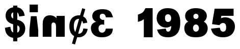 Font 13_Fletcher: Since 1985