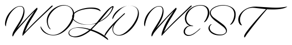 Font 1-El-Sid-DNA: WILD WEST
