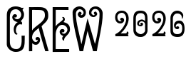 Font Zinco-Regular: CREW 2026