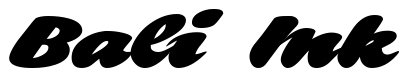 Font 1-FatBoy-DNA: Bali Ink