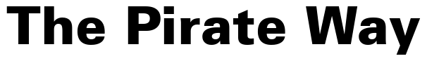 Font Zurich-Blk-BT-Black: The Pirate Way