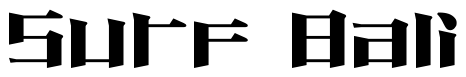 Font 0064_011: Surf Bali