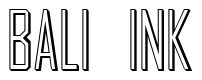 Font AgencyGothic: Bali Ink