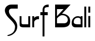 Font Zyme: Surf Bali
