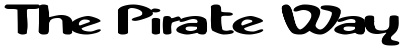 Font ZonaScriptSSK-Bold: The Pirate Way