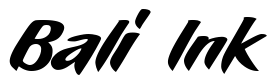 Font 0-CazFat-DNA: Bali Ink