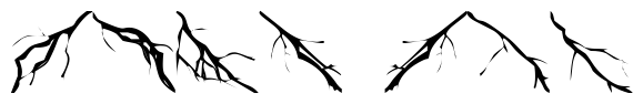 Font Zone23_Lightning: Bali Ink
