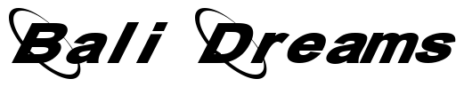 Font 13_Misa: Bali Dreams
