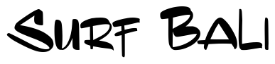 Font 0-RaceCar-Casual-DNA: Surf Bali