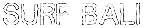 Font 10-Minutes: Surf Bali