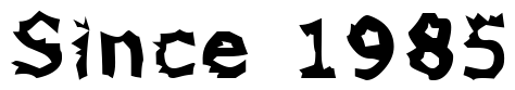 Font Zone23_explosions: Since 1985