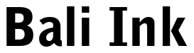 Font BellGothic-Blk-BT-Black: Bali Ink