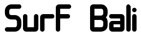 Font 11S01-Black-Tuesday: Surf Bali