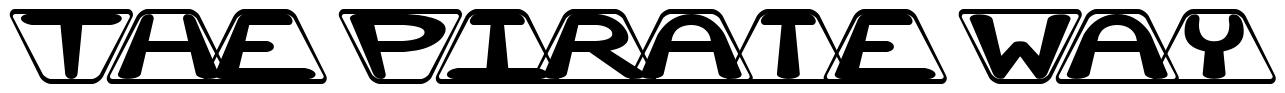 Font Zoidal-BRK: The Pirate Way
