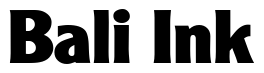 Font ClearGothicUltra-Regular: Bali Ink