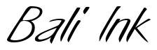 Font 0-CazLite-DNA: Bali Ink