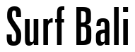 Font Zurich-XCn-BT: Surf Bali