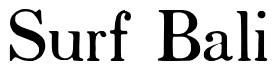 Font 01196g: Surf Bali