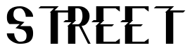 Font ZZZ-Top: STREET