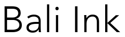 Font 12-Avenir-35-Light-02173: Bali Ink
