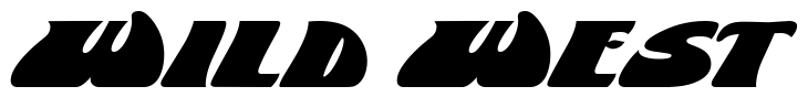 Font 1-Brougham-DNA: WILD WEST