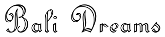 Font ATRivieraScript: Bali Dreams