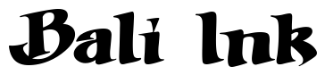 Font 2-Mac-DNA: Bali Ink