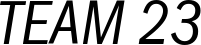 MVGothicCond Italic font on a custom t-shirt