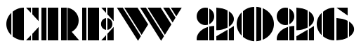 Font ZuiderZeeNF: CREW 2026
